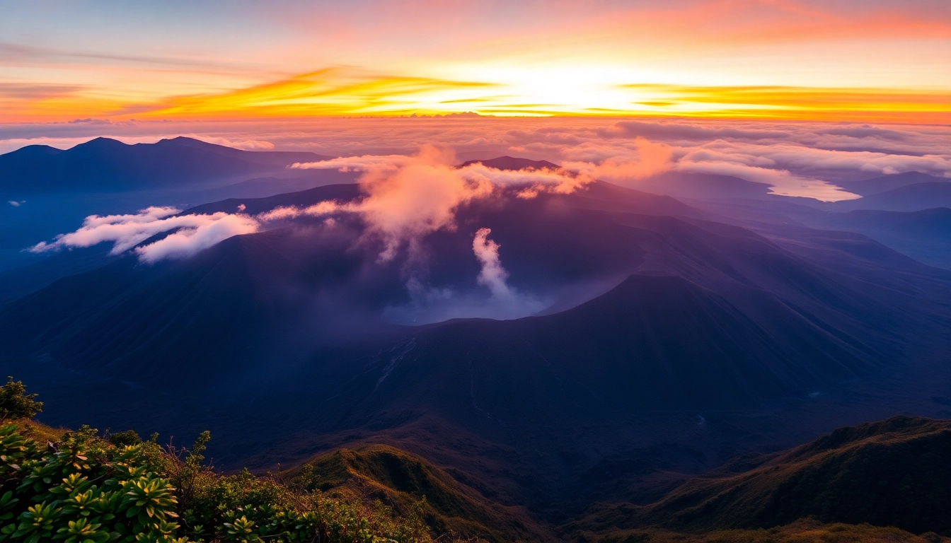 Hiking on Mount Rinjani offers breathtaking views of Indonesia's second-highest volcano surrounded by lush forests and steaming craters.